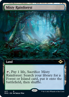 Misty Rainforest Modern Horizons II - Bordless